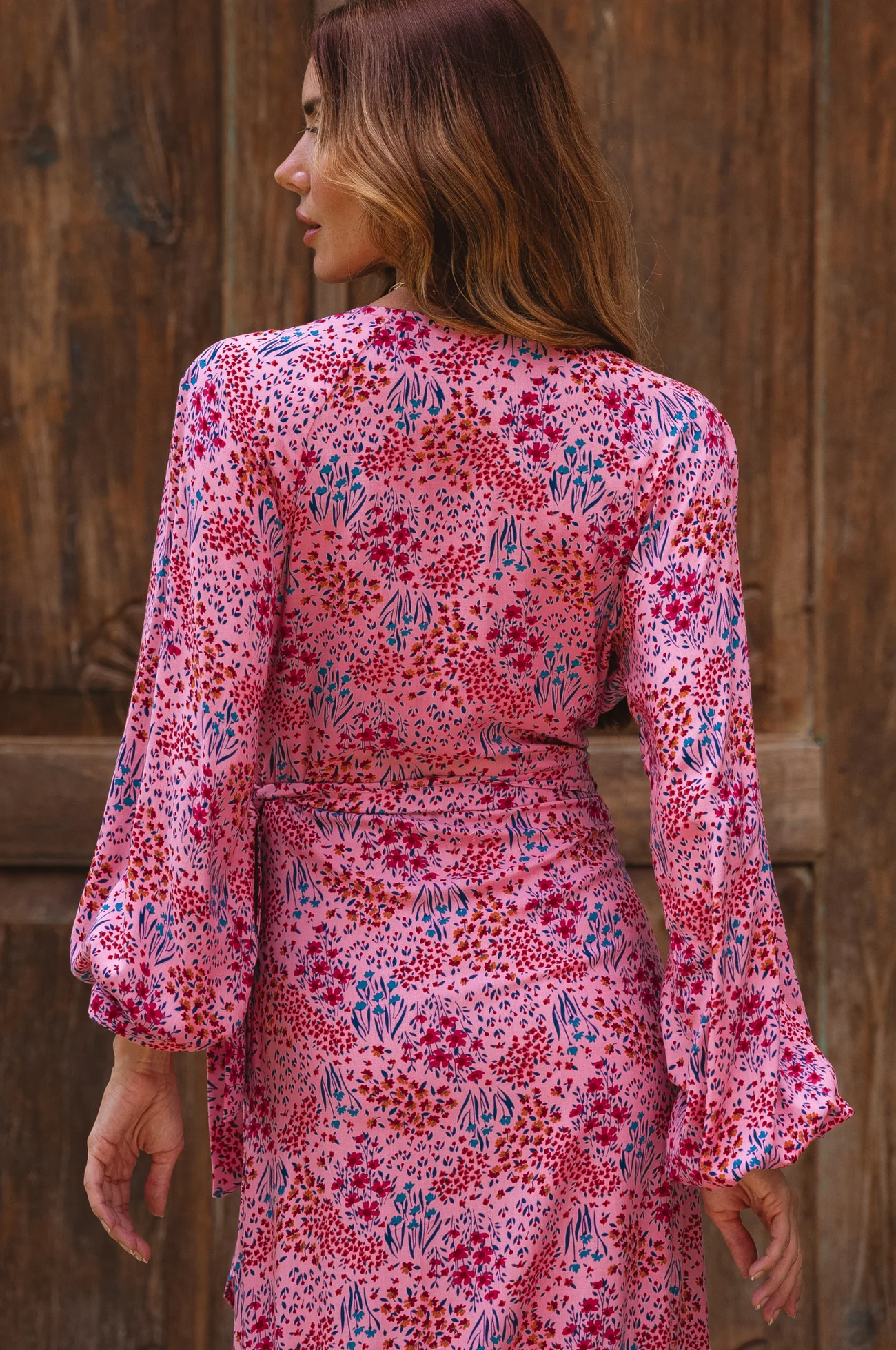 Wrap Midi Dress - Image 2