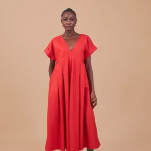 Loose Fit Midi Dress