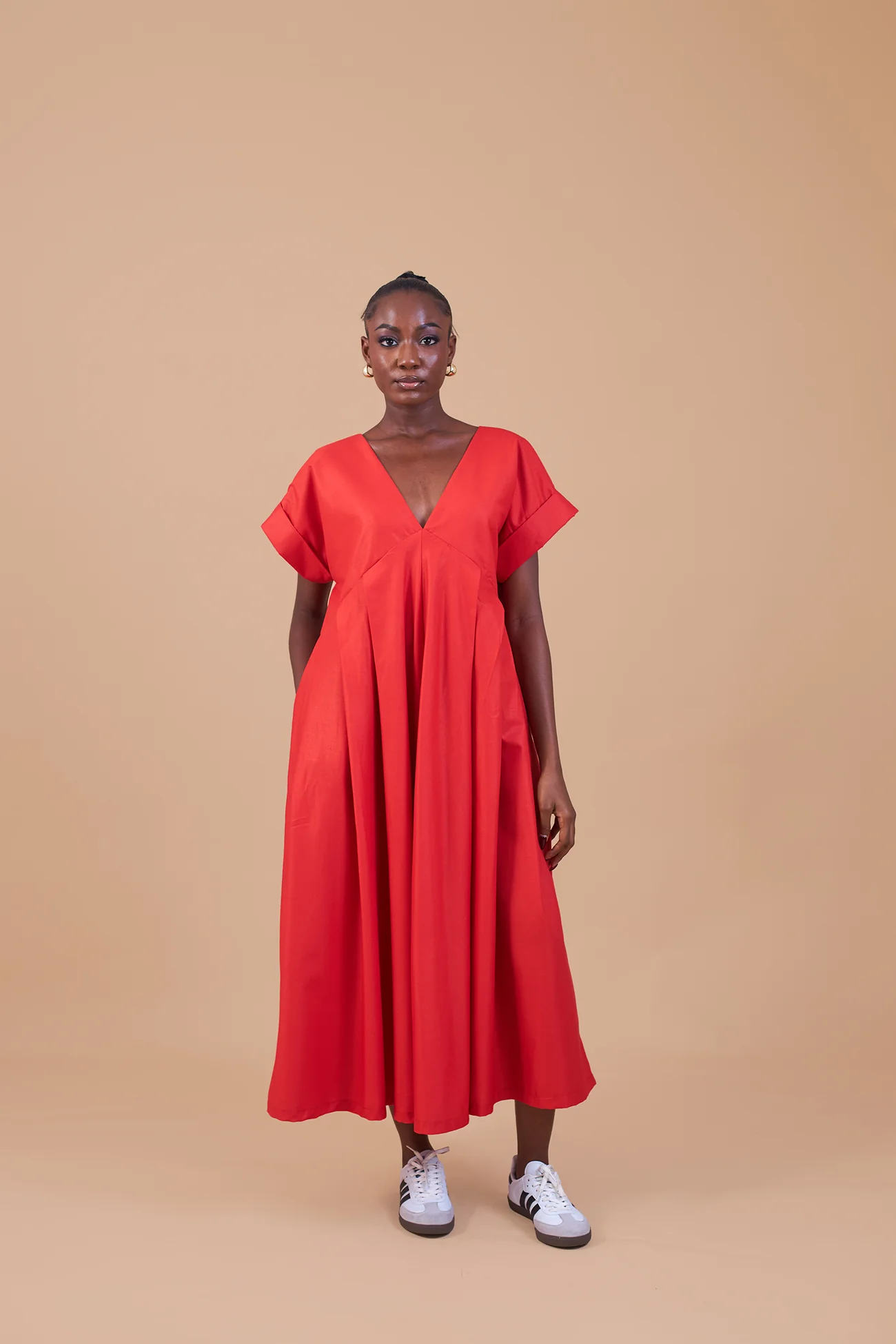 Loose Fit Midi Dress
