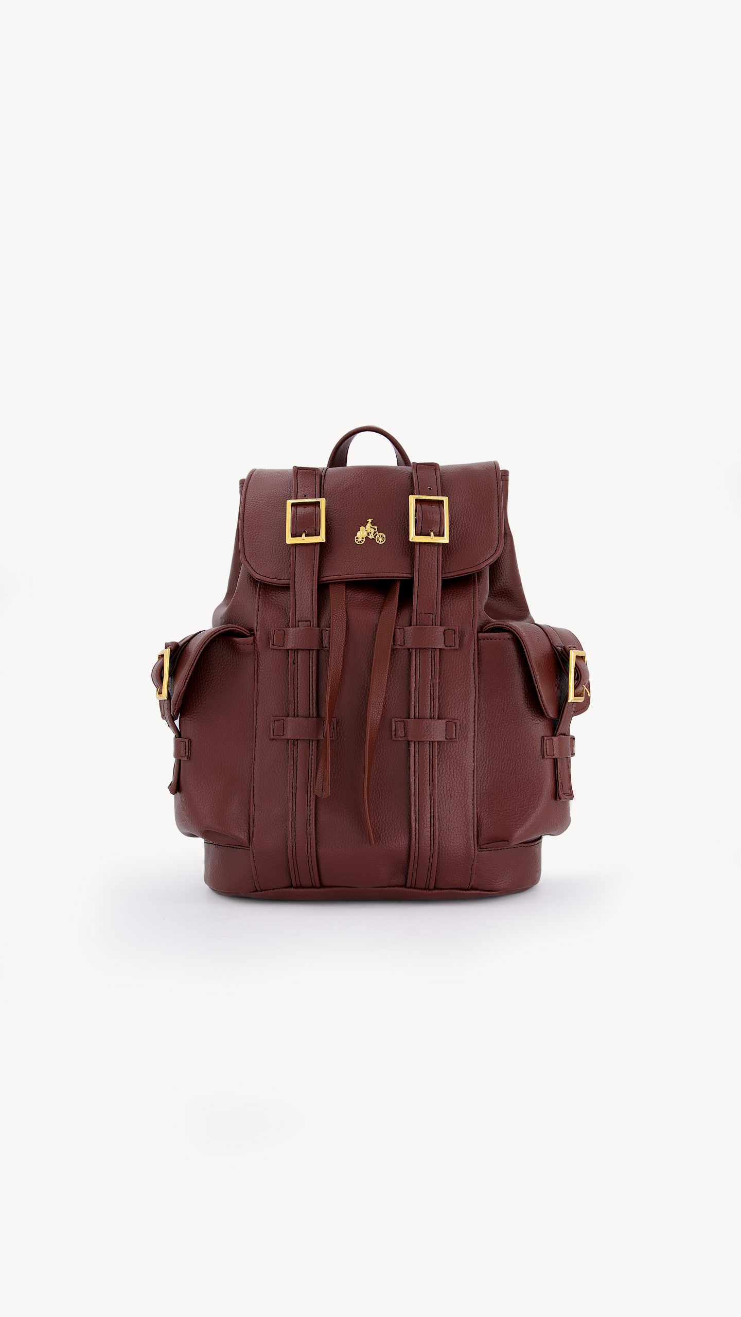Brown Leather Backpack - Image 2
