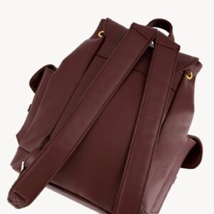 Brown Leather Backpack