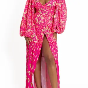 Elysian Wrap Midi Dress