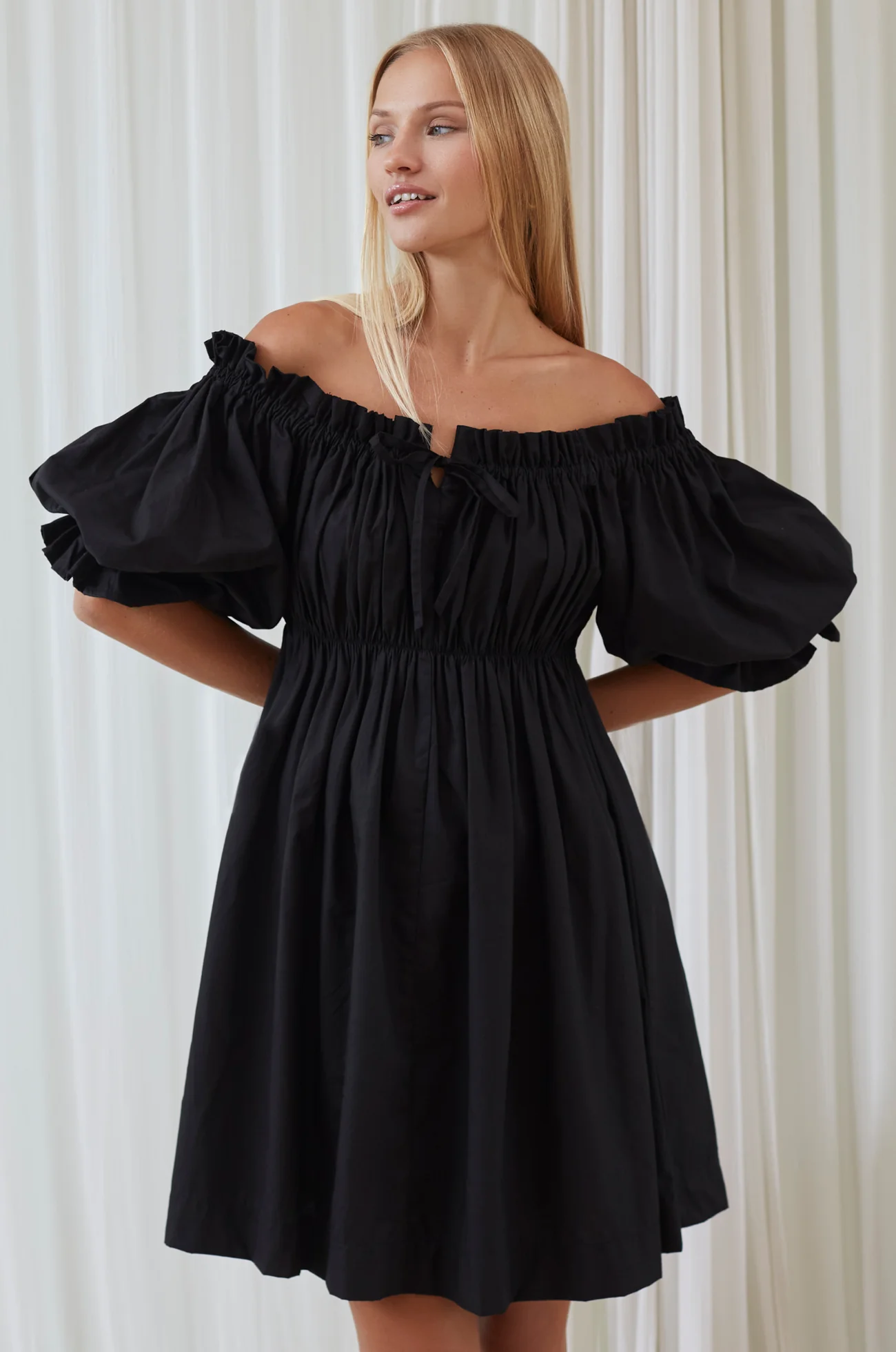 Cotton Mini Dress